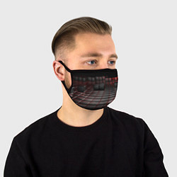Маска для лица КАРБОНОВЫЕ ПЛИТЫ, цвет: 3D-принт