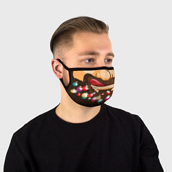 Маска для лица Маска с бородой, цвет: 3D-принт