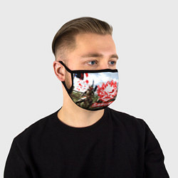 Маска для лица SAMURAI CYBERPUNK, цвет: 3D-принт