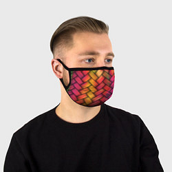 Маска для лица Colorful weave, цвет: 3D-принт