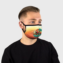 Маска для лица Необитаемый остров, цвет: 3D-принт