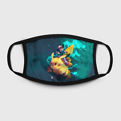 Маска для лица Эш с Пикачу, цвет: 3D-принт — фото 2