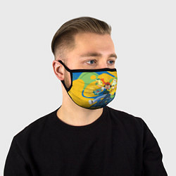 Маска для лица Эш Кетчум и его банда, цвет: 3D-принт