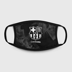 Маска для лица Barcelona Sport на темном фоне, цвет: 3D-принт — фото 2