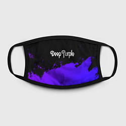 Маска для лица Deep Purple purple grunge, цвет: 3D-принт — фото 2