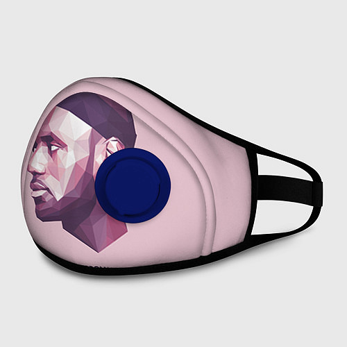 Маска с клапаном LeBron James: Poly Violet / 3D-Синий – фото 2
