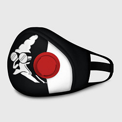 Маска с клапаном Grandfather: Black & White, цвет: 3D-красный — фото 2