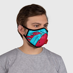 Маска с клапаном Water Elemental - Дух воды, цвет: 3D-красный — фото 2