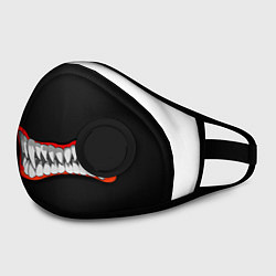 Маска с клапаном Зубы монстра, цвет: 3D-черный — фото 2