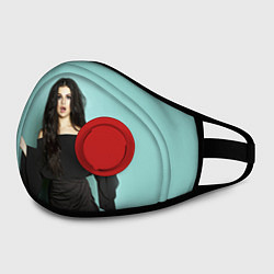 Маска с клапаном Selena Gomez, цвет: 3D-красный — фото 2