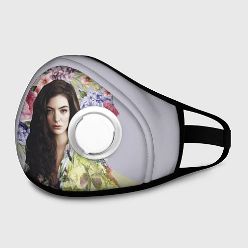 Маска с клапаном Lorde Floral / 3D-Белый – фото 2