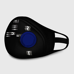 Маска с клапаном Epic Runner, цвет: 3D-синий — фото 2