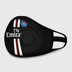 Маска с клапаном PSG FC: Black 2018, цвет: 3D-черный — фото 2