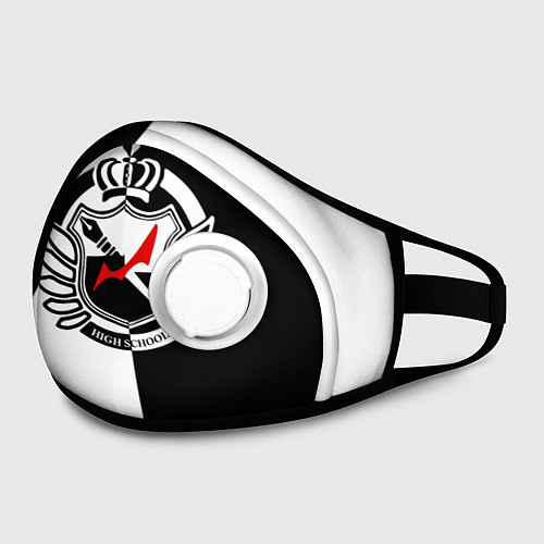 Маска с клапаном MONOKUMA SCHOOL / 3D-Белый – фото 2