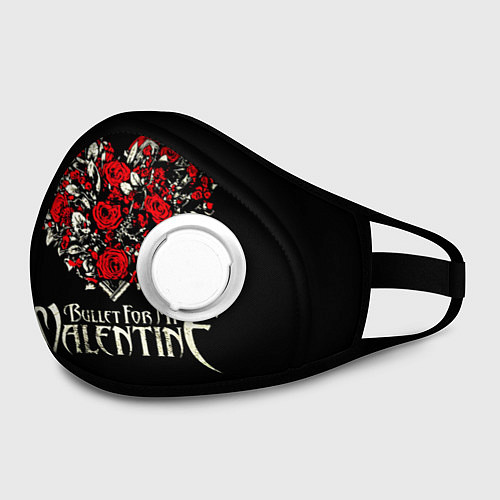 Маска с клапаном Bullet For My Valentine: Temper Temper / 3D-Белый – фото 2