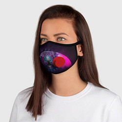 Маска с клапаном Slipknot: Neon Skull, цвет: 3D-красный