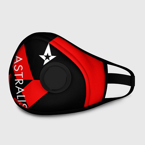 Маска с клапаном Astralis: Cybergaming / 3D-Черный – фото 2