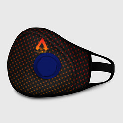 Маска с клапаном Apex Legends: Orange Dotted, цвет: 3D-синий — фото 2