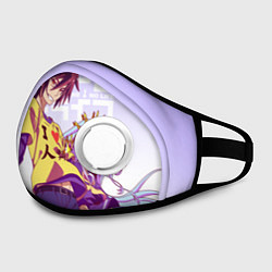 Маска с клапаном No Game No Life, цвет: 3D-белый — фото 2