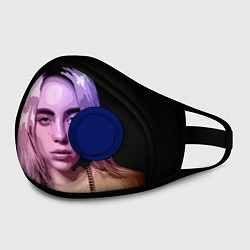 Маска с клапаном BILLIE EILISH: Violet Mood, цвет: 3D-синий — фото 2