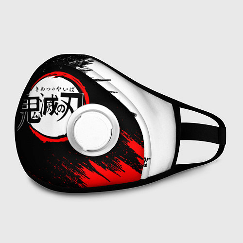 Маска с клапаном KIMETSU NO YAIBA / 3D-Белый – фото 2