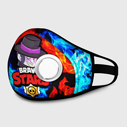Маска с клапаном BRAWL STARS MORTIS, цвет: 3D-белый — фото 2