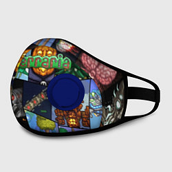 Маска с клапаном Terraria, цвет: 3D-синий — фото 2