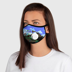Маска с клапаном TERRARIA EXCLUSIVE, цвет: 3D-белый
