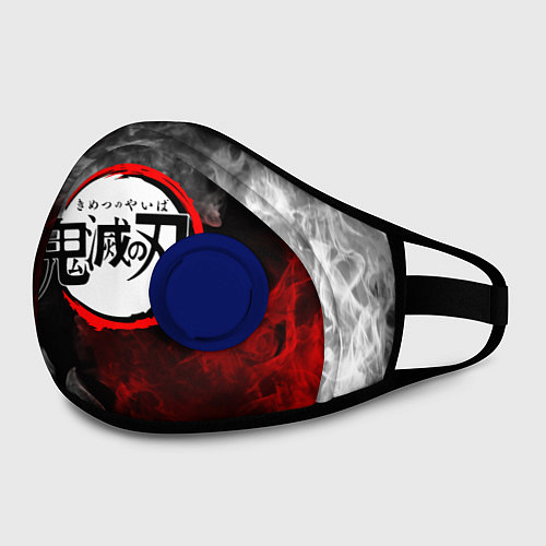 Маска с клапаном KIMETSU NO YAIBA / 3D-Синий – фото 2