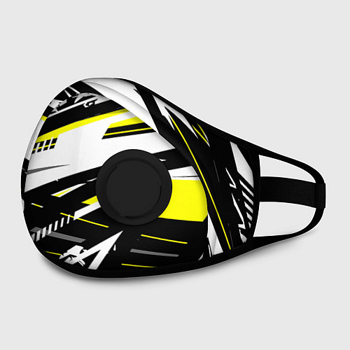 Маска с клапаном Counter-Strike / 3D-Черный – фото 2