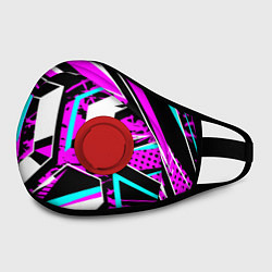 Маска с клапаном Counter-Strike, цвет: 3D-красный — фото 2