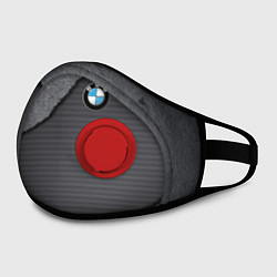 Маска с клапаном BMW, цвет: 3D-красный — фото 2