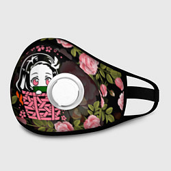 Маска с клапаном KIMETSU NO YAIBA, цвет: 3D-белый — фото 2