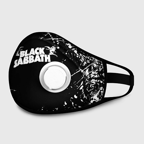 Маска с клапаном Black Sabbath / 3D-Белый – фото 2