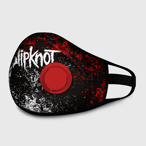 Маска с клапаном SLIPKNOT / 3D-Красный – фото 2