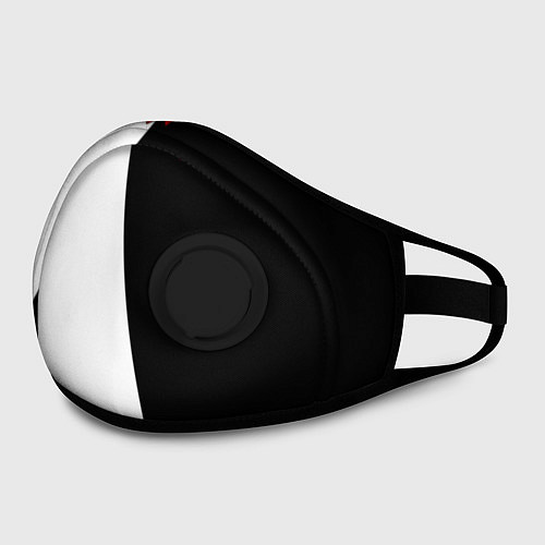 Маска с клапаном Monokuma / 3D-Черный – фото 2