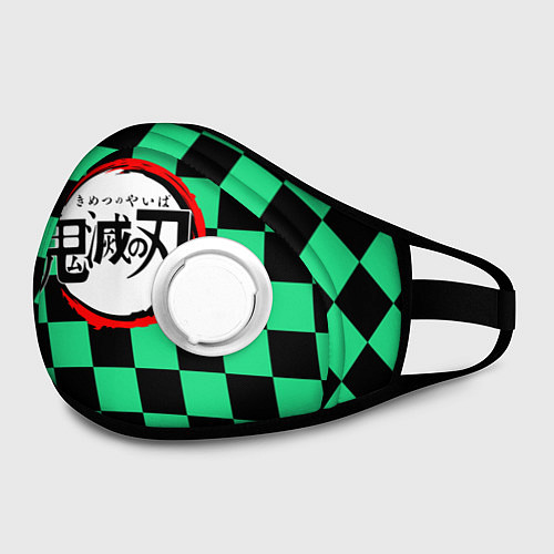 Маска с клапаном KIMETSU NO YAIBA / 3D-Белый – фото 2