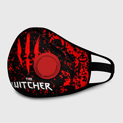 Маска с клапаном The Witcher, цвет: 3D-красный — фото 2