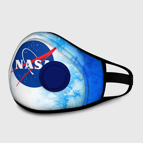 Маска с клапаном NASA НАСА / 3D-Синий – фото 2