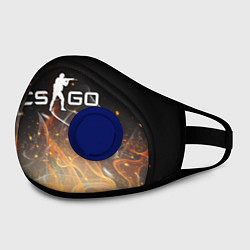 Маска с клапаном COUNTER STRIKE, цвет: 3D-синий — фото 2