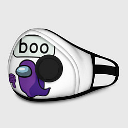 Маска с клапаном BOO Among Us, цвет: 3D-черный — фото 2