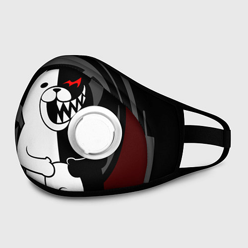 Маска с клапаном MONOKUMA МОНОКУМА DANGANRO / 3D-Белый – фото 2