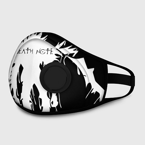 Маска с клапаном DEATH NOTE ТЕТРАДЬ СМЕРТИ / 3D-Черный – фото 2