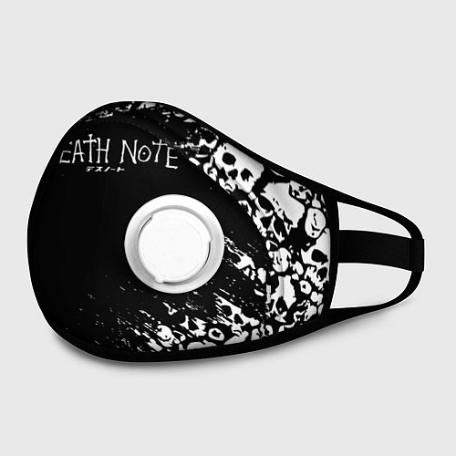Маска с клапаном DEATH NOTE ТЕТРАДЬ СМЕРТИ / 3D-Белый – фото 2
