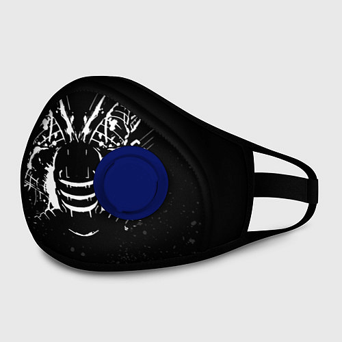 Маска с клапаном DEAD SPACE МЁРТВЫЙ КОСМОС / 3D-Синий – фото 2