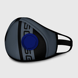 Маска с клапаном CSGO, цвет: 3D-синий — фото 2