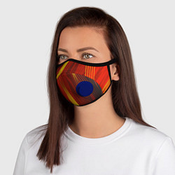 Маска с клапаном Red sport style, цвет: 3D-синий