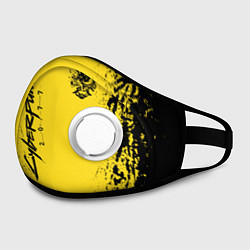 Маска с клапаном CYBERPUNK 2077 КИБЕРПАНК 2077, цвет: 3D-белый — фото 2