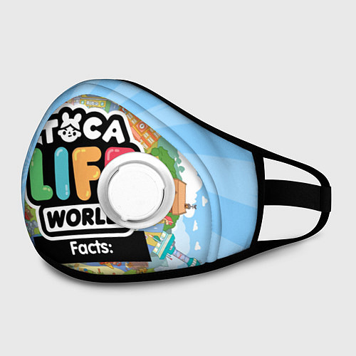 Маска с клапаном Toca Life World / 3D-Белый – фото 2