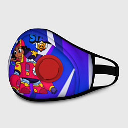 Маска с клапаном Brawl Stars game Meg, цвет: 3D-красный — фото 2